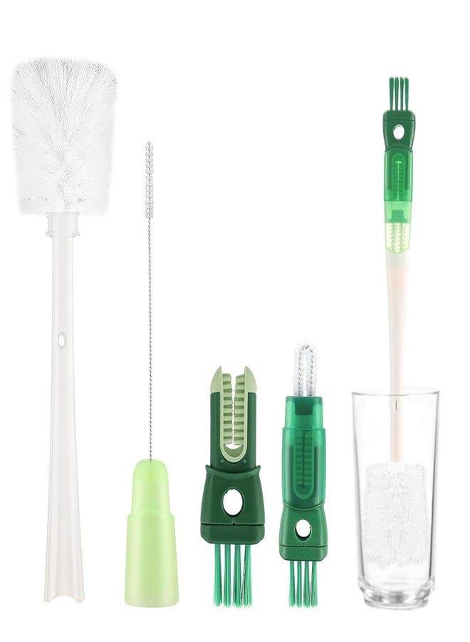 BOBOAR Water Bottle Cleaner Brush,5-in-1 Bottle Scrubber Brush for Cleaning Bottles Set - Image 1